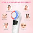 Photo2: Face Massager ANLAN - Face Skin Care Beauty Device With Hot / Cold + Ionic + Red / Blue Light Therapy & Ultrasonic Vibration Heating (2)