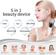 Photo1: NEW Face Massager ANLAN Ultrasonic Facial Machine Electric Skin Care Beauty Device With EMS+Hot/Cold+Ionic+Red/Blue Light Therapy (1)