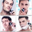 Photo5: Mens Shaver 4-in-1 Hatteker Professional Electric Rotary Cordless Waterproof Hair, Nose Hair Wet and Dry Trimmer Shaver  (5)