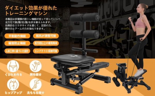 Photo1: Stepper Muscle and Abdominal Exercise Machine Kanpe (1)